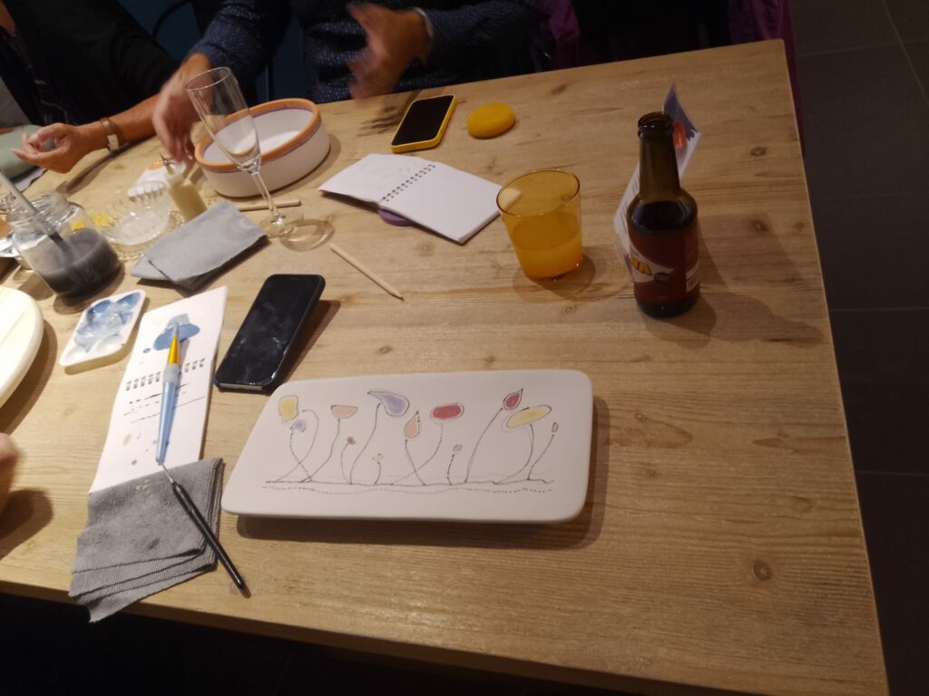 Journée team building sous le signe du partage et de la créativité - Peinture sur céramique