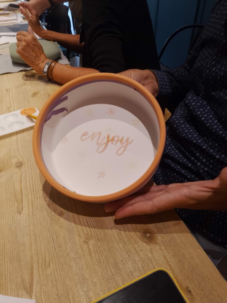 Journée team building sous le signe du partage et de la créativité - Peinture sur céramique